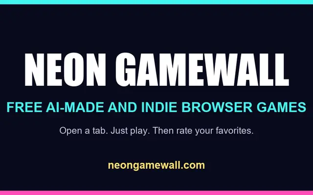 Neon Gamewall game preview